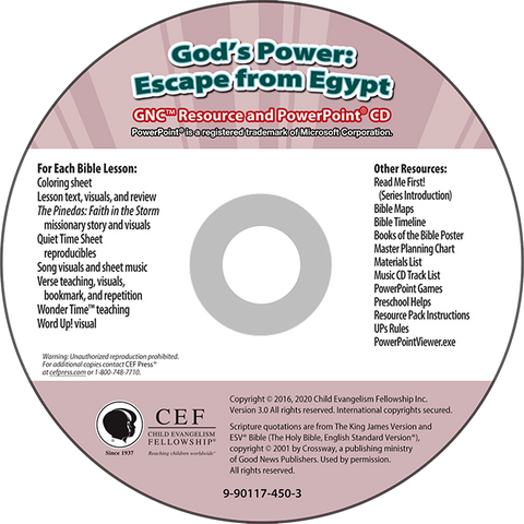 God's Power: Escape from Egypt PP CD